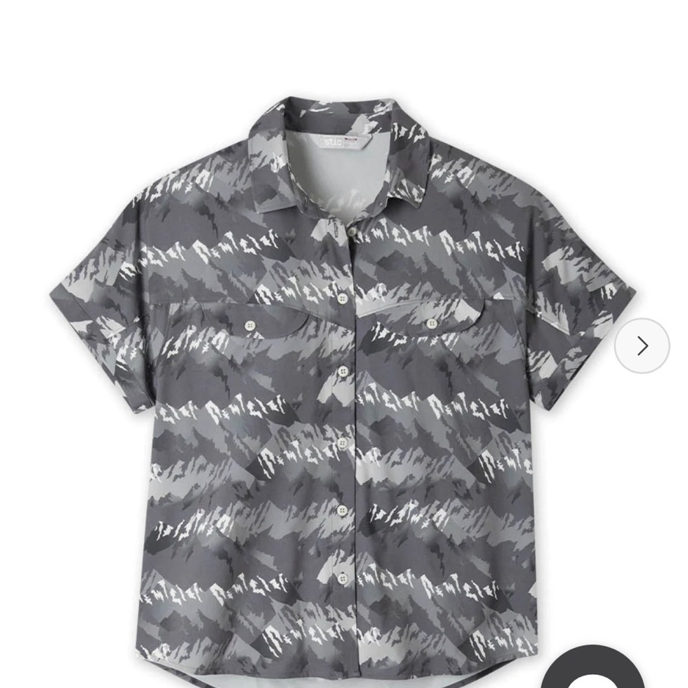 Stio Womens Mountain Bike Shirt, button up, XS, gray